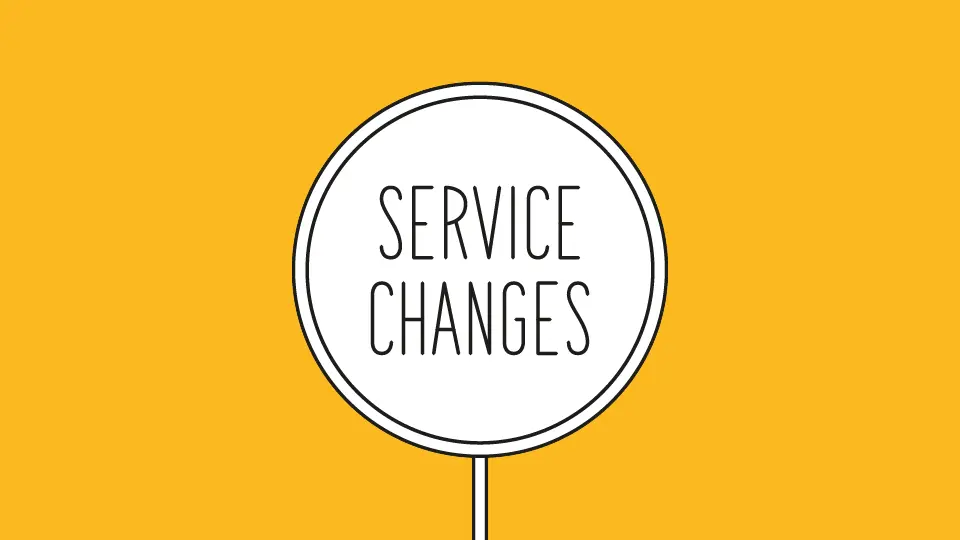Service changes image
