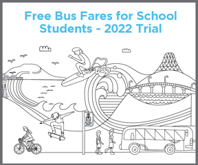 Free Bus Fares for School Students - 2022 Trial